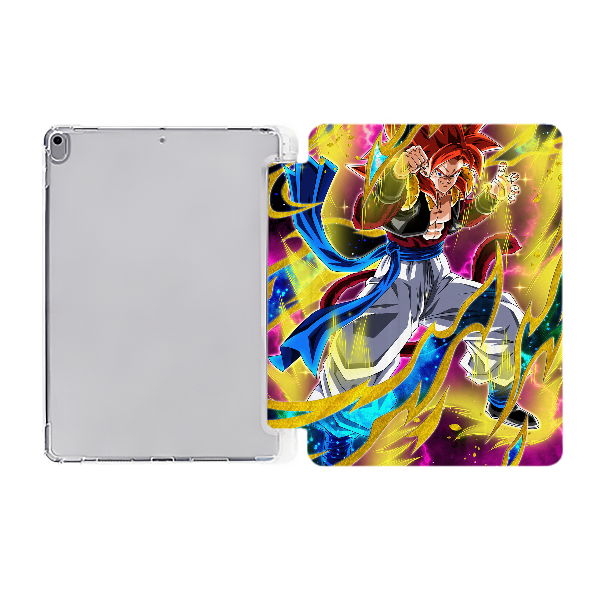（画像用） ドラゴンボール DRAGON BALL IPad ケース ペン収納付き 三つ折りスタンド PUレザー×シリコン 対応機種9.5/10.5/10.9インチ